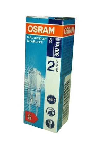 12v 20w Kapsül G4 Halogen Ampul 3lü Paket Osram