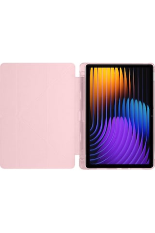 Xiaomi Pad 7 Pro / Pad 7 Uyumlu Kılıf Kalem Bölmeli Standlı Kılıf + Ekran Koruyucu + Kalem 3'lü Set Kapaklı Kılıf