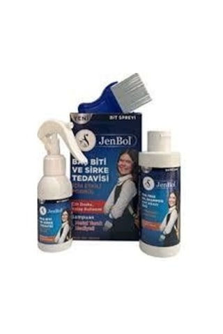 Jenbol Set - Bit Spreyi 100 Ml + Çayağacı Şampuan 150 Ml - Çelik Tarak Hediyeli