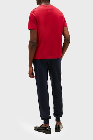 Tommy Hilfiger Erkek T Shirt Mw0mw39995 Xld Kırmızı Kırmızı