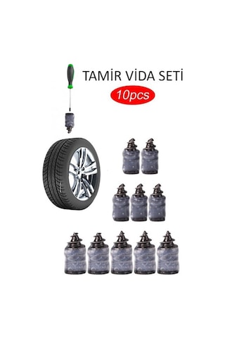 Lastik Hızlı Tamir Kiti Kauçuk Delik Tıkama Kit