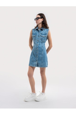 LOFT Loose Fit Kadın Elbise Lf2036547 Q1.v1 Denim