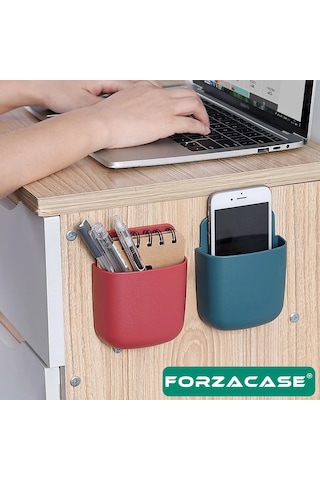 Çok Amaçlı Duvara Monte Telefon Şarj İstasyon Organizer Fc526