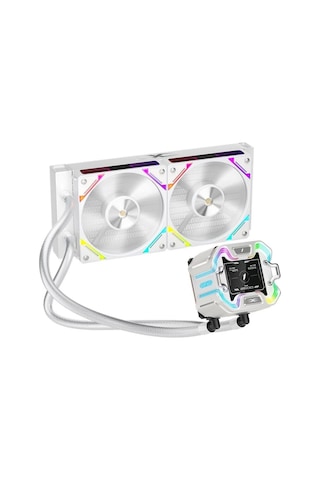 1st Player X Starshıp 240mm Beyaz Argb Ips 2.4" Dijital Ekranlı Am5,am4/lga 1851, Lga 1700 Premıum İ