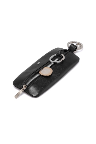 Tergan Siyah Deri Unisex Anahtarlık 00192b06