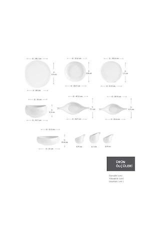 Karaca Earth Collection Clay 55 Parça 12 Kişilik Yemek Takımı