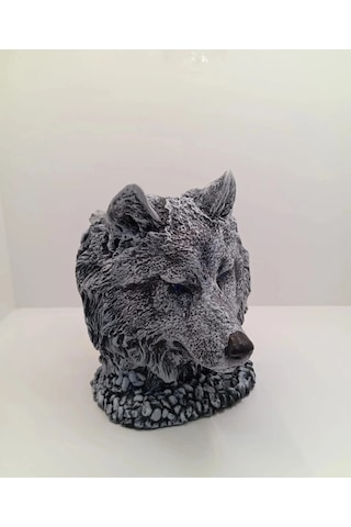 Tedi Sanat Kurt Büst Saksı