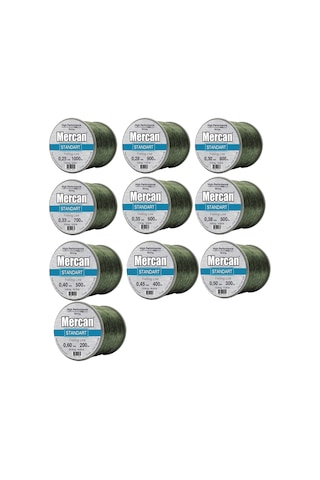 Mercan Standart Yeşil Bobin Makara Misina