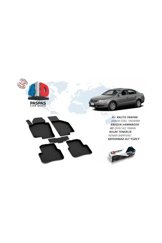 Omsa Volkswagen Passat B6 2005-2010 Siyah 4d Paspas 2443410267690