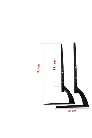 32-75" Evrensel Masaüstü Tv Stand Sabit Ekran Ayarlanır Yükseklik