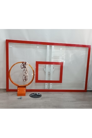 Mia Basketbol Panya Seti 105 180 8 Mm Solid Polikarbon 45 Cm Yaylı Çember