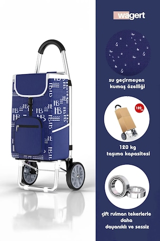 Metal Tekerlekli Pazar Arabası