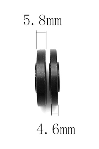 Wezone Açımlı Testere 100mm'den 125mm'ye Dönüştürücü Demir Klips Seti - 20mm Ve 22mm Delikli Kesme Diskleri Uyumlu
