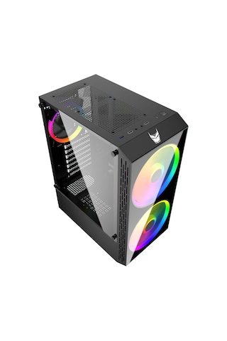 Izoly Esir 2X Argb 18 CM 1x ARGB 12 CM Fanlı Usb 3.0 Temperli Cam