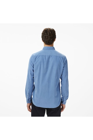 Nautica Erkek Mavi Classic Fit Gömlek Düz W57424t Mavi