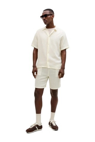 Jack & Jones Jpstjaiden Patras Erkek Şort Krem