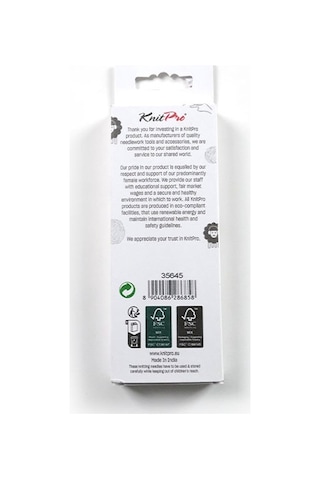 Knitpro Basix Birch Huş Ağacı Şiş Ucu Basix Beech Normal I.chng Ndl 12.00mm 35645