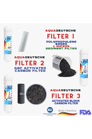 Kapalı Kasa 5 Filtre 10 Aşama Su Arıtma Cihazı Filtre Seti