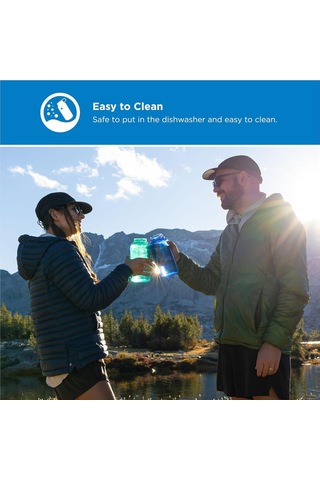 Nalgene İçecek Şişesi 'wh Sustain' - 1 L Pastel Yeşil Çok Renkli