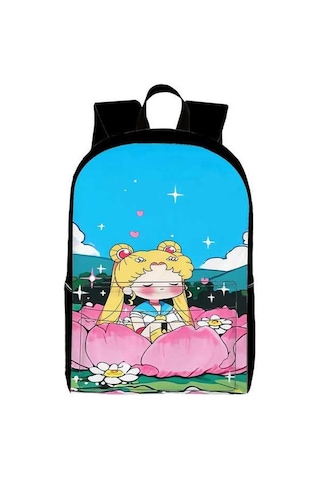 Trendooze Uygun, Siyah Siyah Sırt Seyahat, Sailor Organizasyon Moon Kawaii Karikatür, İş İnç İle, İçin, Genç, Dizüstü Çoklu Cf87 Çantası, Çalışması Bölmeleri Bilgisayara 15.6 İq Siyah