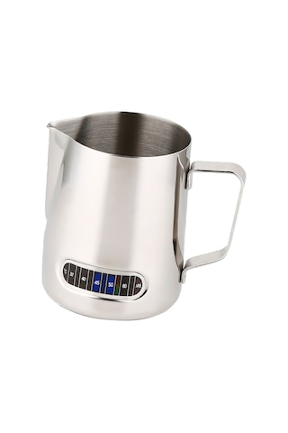 Dinosaurs Store 1 Parça Süt Kahve Sürahi Termometre Frothing Sürahi 600 Ml Paslanmaz Çelik Malzeme, Espresso Makinesi Için 1 Adet