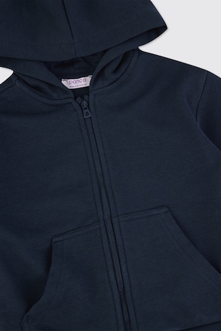 Panço Erkek Bebek Fermuarlı Lacivert Sweatshirt