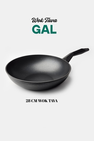 Gal Wok Tava 28 Cm Siyah