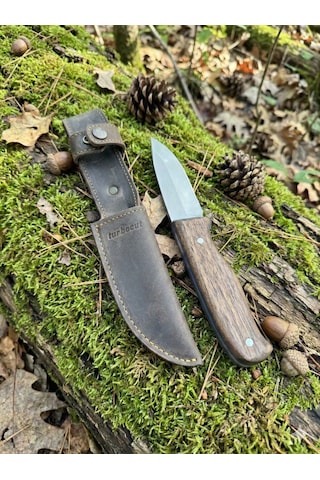 Turbocut Premium Kamp Bıçağı Kahverengi - Gümüş