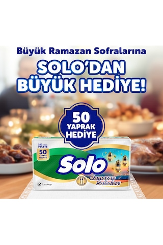 Solo Süper Peçete 250 Li X 2 Paket