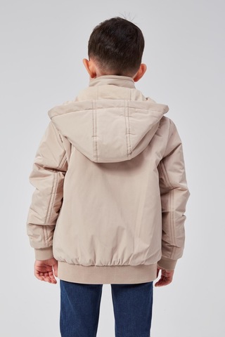 Benitto Kids Erkek Çocuk Kapüşonlu Mevsimlik Ceket 51313 Bej