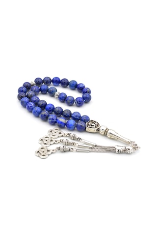 Hakiki Doğal Lapis Lazuli Taşı Tesbih