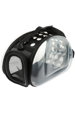 Homyl Katlanabilir Şeffaf Yavru Köpek Kedi Taşıyıcı Açık