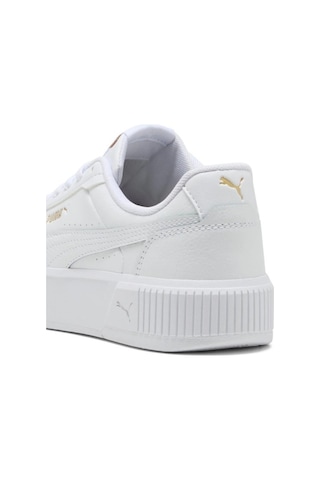 Puma 40263706 Carına Mıa Whıte Gold Kadın Sneaker Beyaz