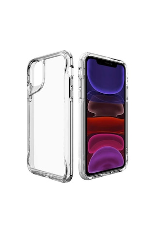 Apple Uyumlu iPhone 11 Kılıf Case, Transparent Smooth Hard Protective Cover