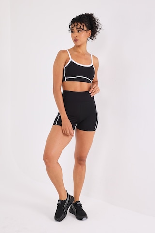 Scorp Omni Kadın Spor Sütyen Biker Tayt 2li Takım Siyah STANDART