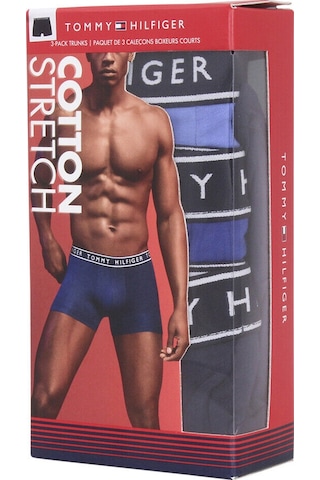 Tommy Hilfiger Tommy Hılfıger Cotton Stretch Erkek 3 Lü Boxer 09T4225 464