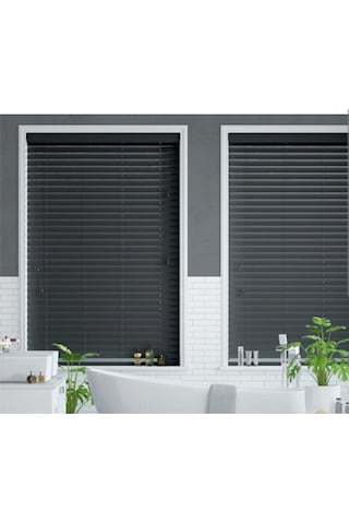 Gül&sem Perdecilik Metal Jaluzi 25 Mm Antrasit