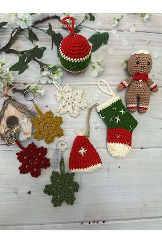 8 Parca Yeni Yıl - Yıl Başı Hediyelık - Aksesuarları