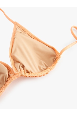 Koton Astarlı Pedli Üçgen Bikini Üstü Turuncu 5sak10049mm Turuncu