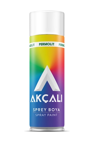 Akçalı 326 Parlak Siyah Ral9005 Sprey Boya 400ml Parlak Siyah