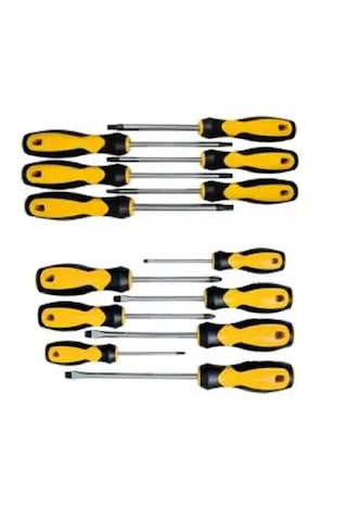 Ht- Rico Torx Tornavida Seti Düz Yıldız Tornavida Takımı Uzun Şiş Tornavida T20 T25 T30 300mm
