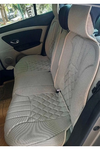 Renault Fluence Oto Koltuk Minderi Full Set Takım-bej Renk