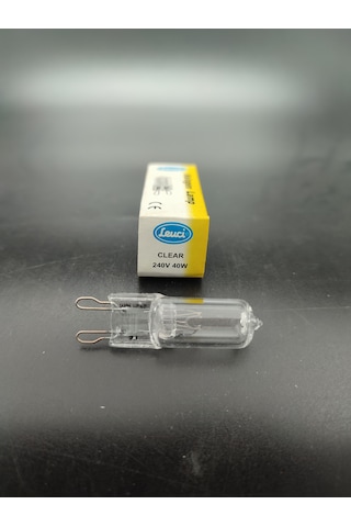 G.9 Halojen Ampul 40 Watt Şeffaf Renkte 5.adetli Paket