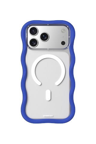 Apple Uyumlu iPhone 17 Pro Max Kılıf M-safe Şarj Özellikli Youngkit Wave Matte Serisi Kapak Lacivert Lacivert