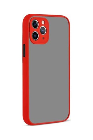 Apple Uyumlu iPhone 12 Pro Max Kılıf Zore Hux Düğme Ve Kapak Zıt Renk Kılıf