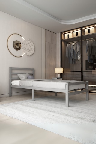 Aksviva Buhara Tek Kişilik Metal Ferforje Karyola