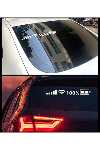 Şarj-wifi Göstergeli Sticker Beyaz 45 5 Cm / Yacı126