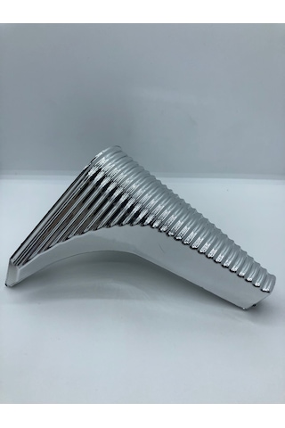 DEKORATİF, 15 CM KROM KAPLAMA BAZA,KOLTUK,MOBİLYA AYAĞI (4 ADET)
