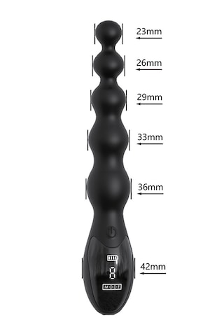 Fastieshop Obsidian Boncuklu Anal Vibratör