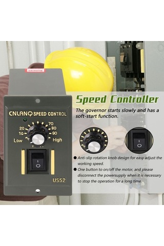Maoyaya 400w Ac220v Abs Motor Hız Regülatörü - Işıklı Göstergeli Pinpoint Hız Kontrol Ünitesi